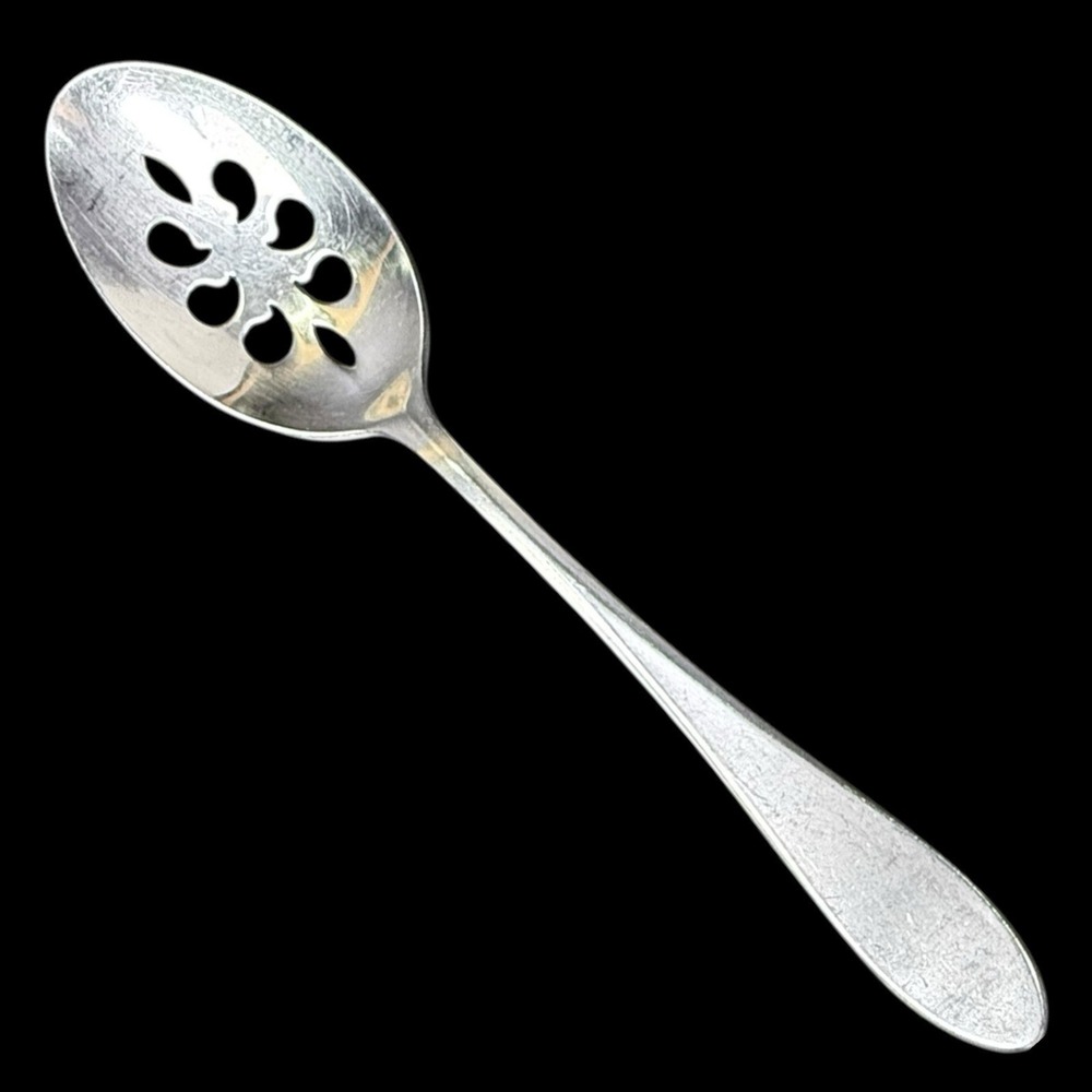 Gorhamā Georgetown Satin 18/8 Stainless Korea Flatware Slotted Spoon 8.5"